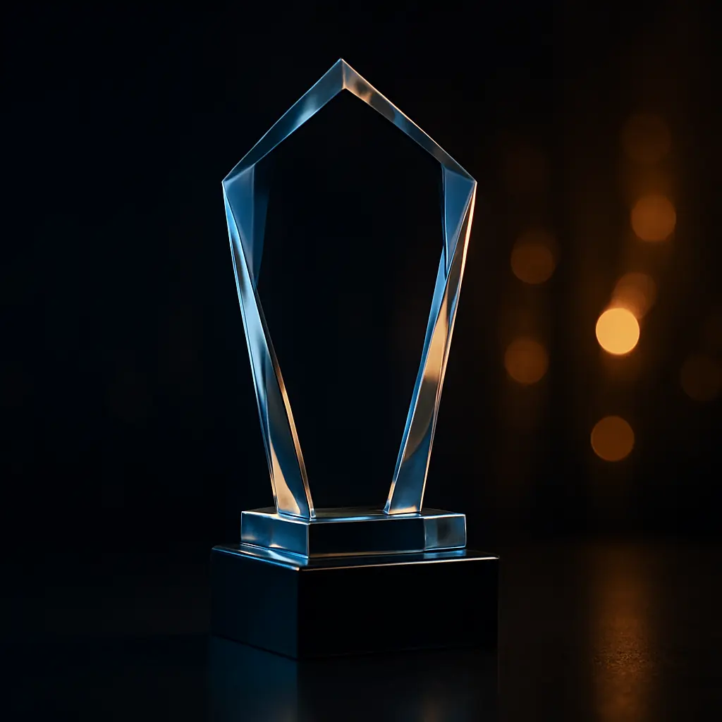 Crystal trophy awarded to AIMSCAP as Best Overall Strength Broker 2026