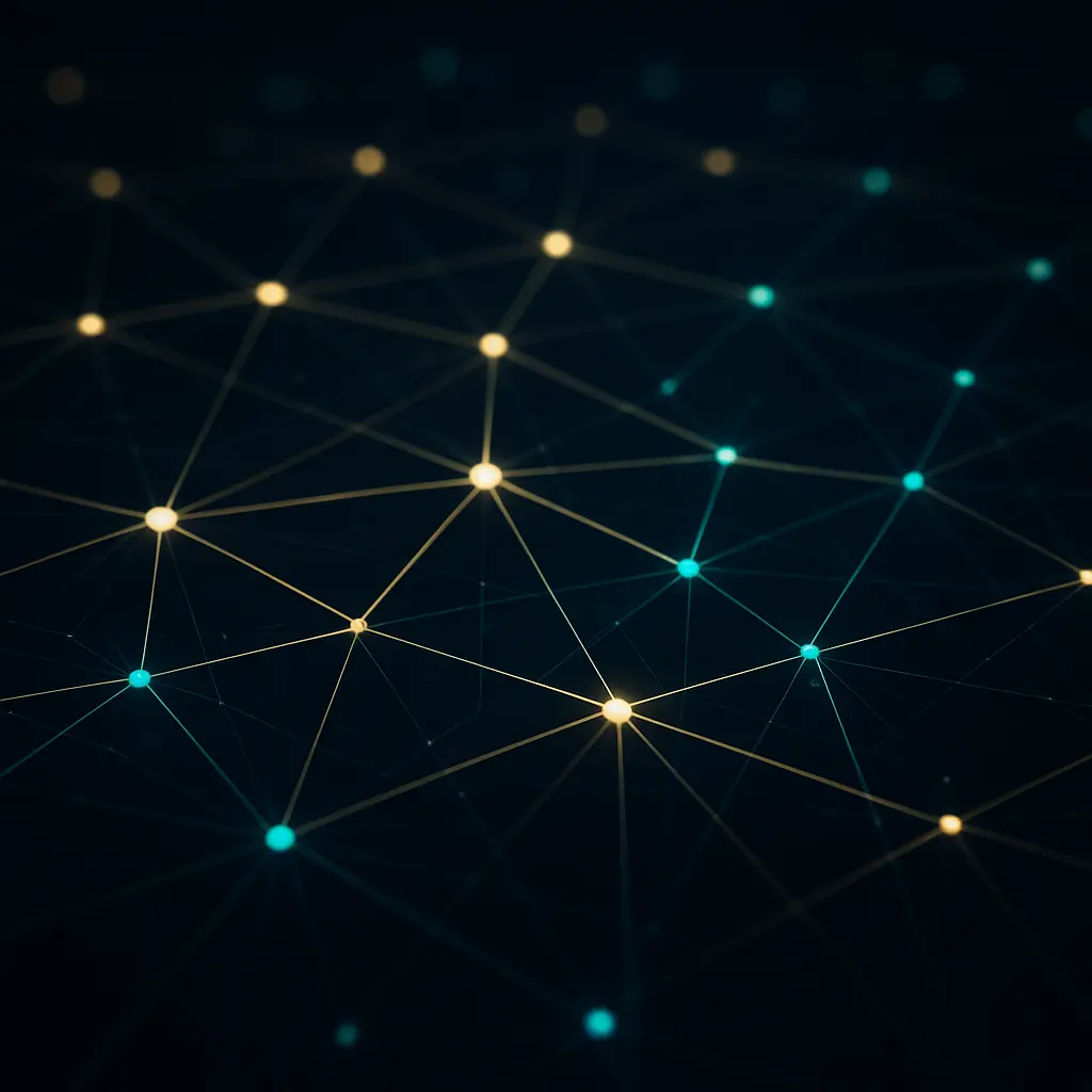 Abstract visualization of the AIMSCAP ECN order-routing network
