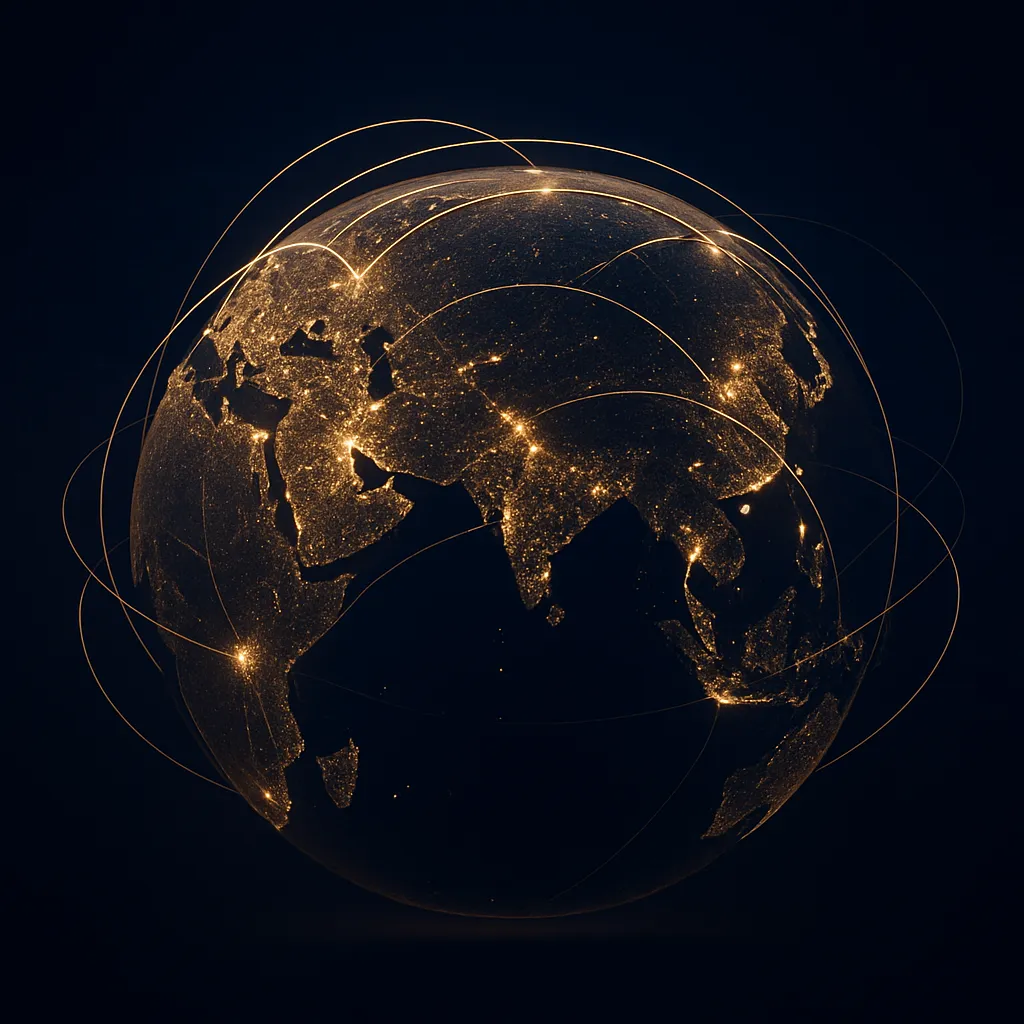 Global network of AIMSCAP trading hubs